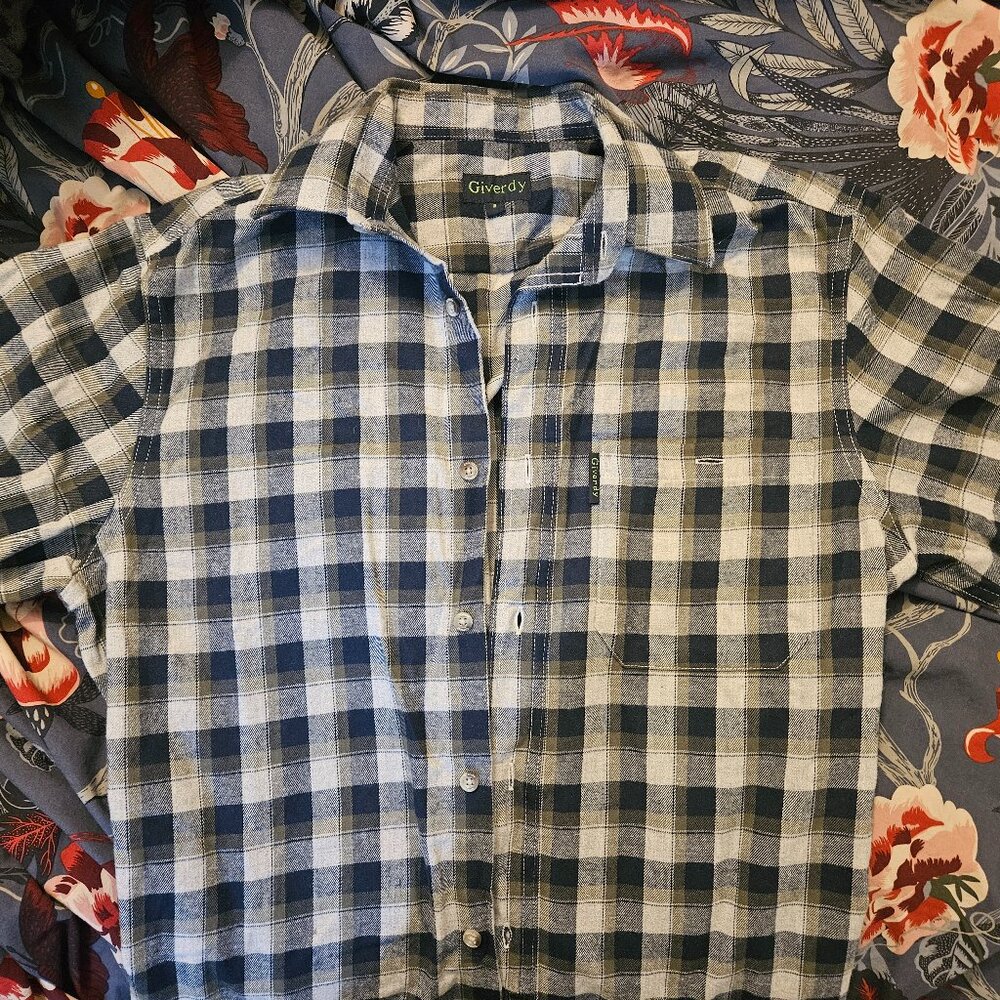Giverdy plaid long sleeve shirt